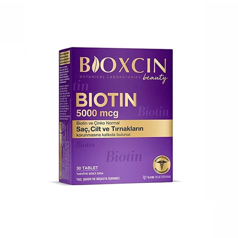 BIOXCIN BIOTIN 5000MCG 30 TABLET ÇİNKO