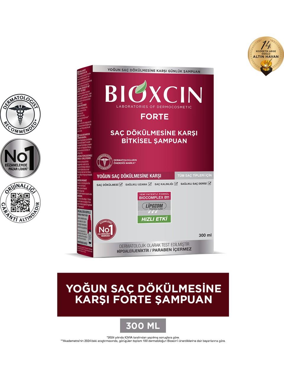 BIOXCIN FORT ŞAMPUAN TÜM SAÇLARA 300ML