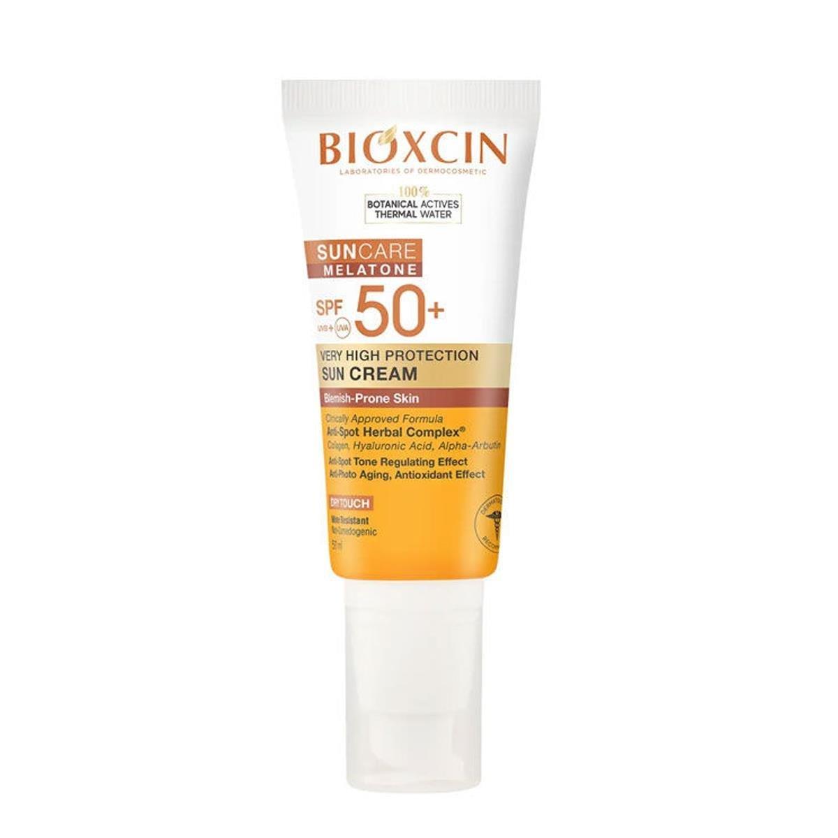 BIOXCIN SUN CARE MELATONE SPF50+ 50ML GÜNEŞ KREMİ LEKEYE EĞİLİMLİ CİLTLER