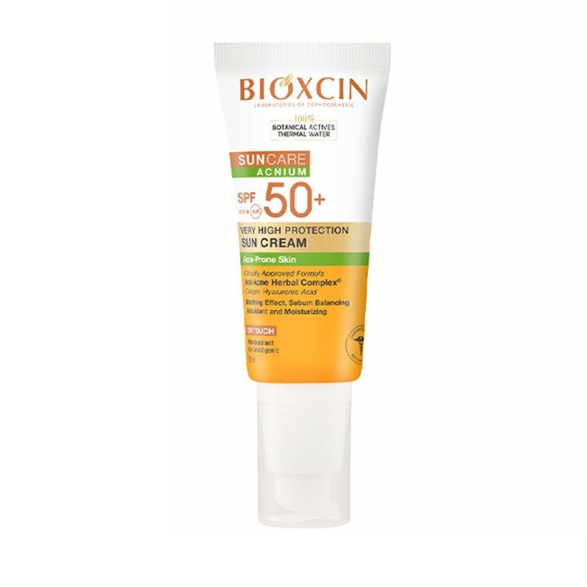 BIOXCIN SUNCARE ACNIUM ÇOK YÜKSEK KORUMALI GÜNEŞ KREMİ SPF50 50ML AKNEYE EĞİLİMLİ CİLTLER