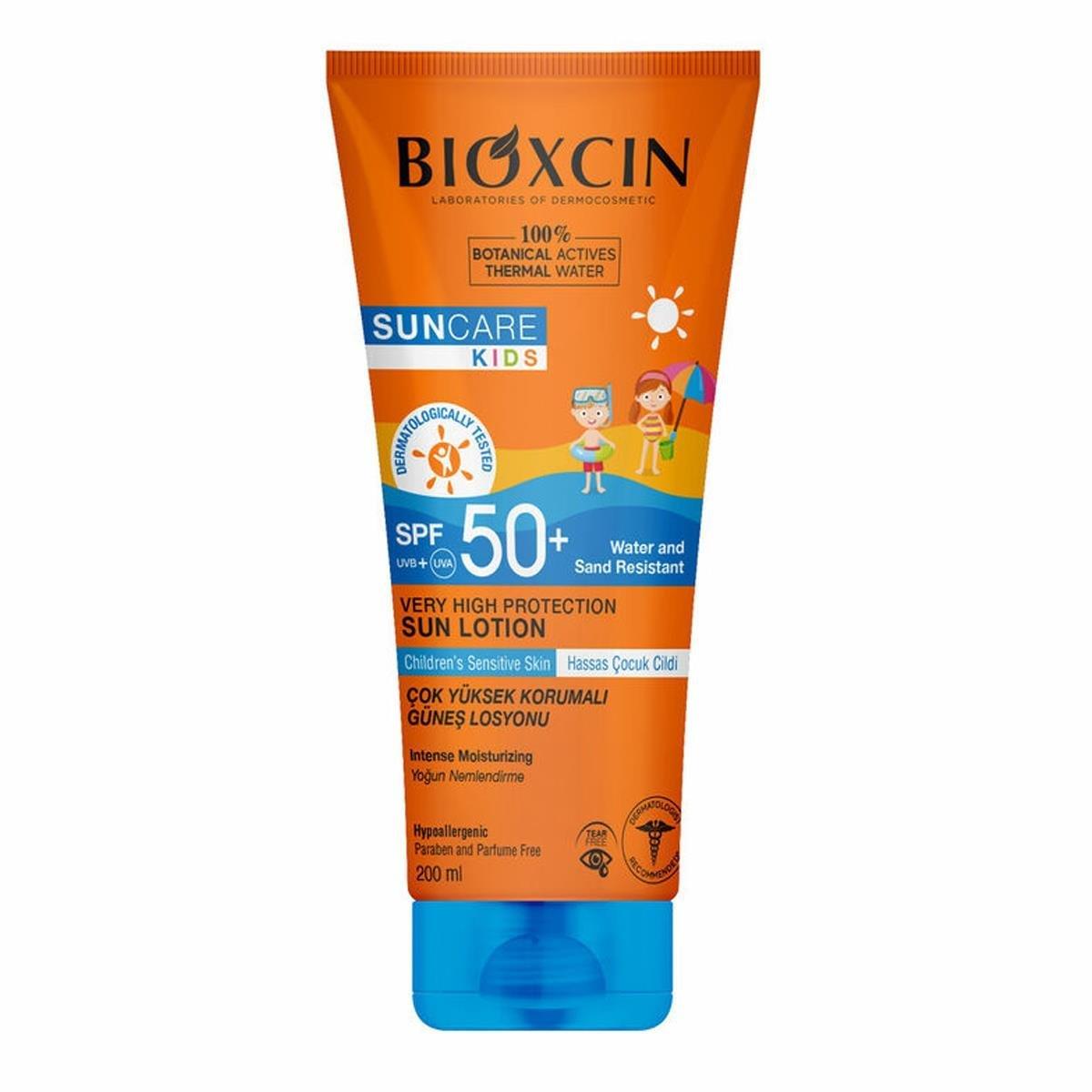 BIOXCIN SUNCARE CHILDREN ÇOK YÜKSEK KORUMALI ÇOCUKLAR İÇİN GÜNEŞ LOSYONU 200ML