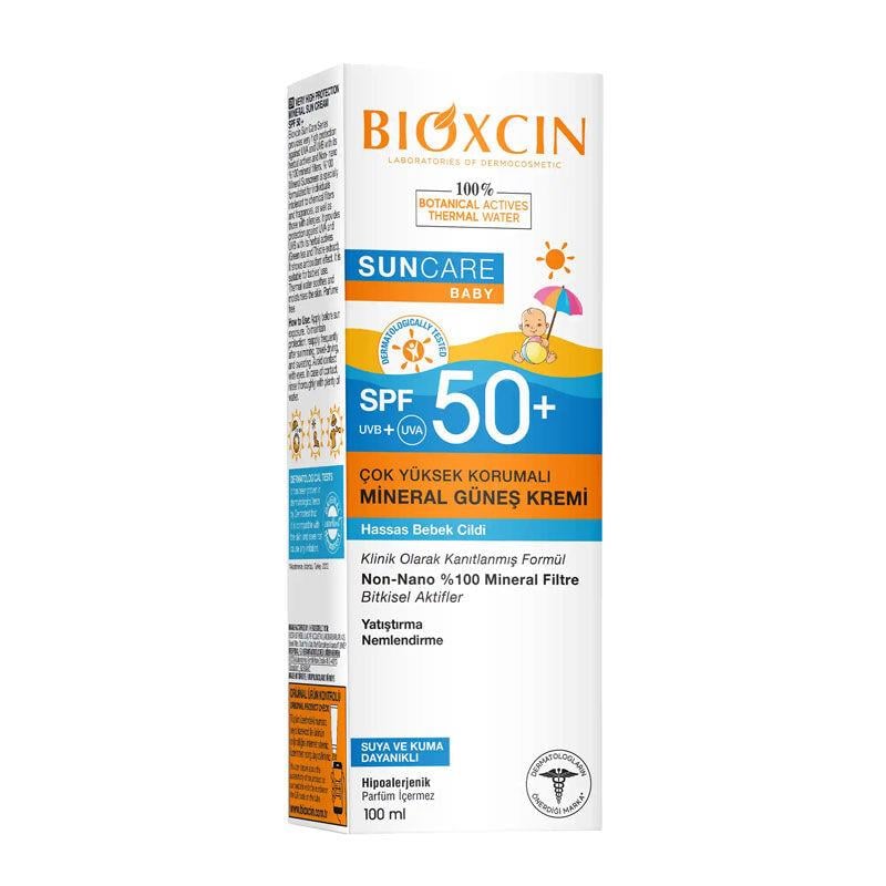 BIOXCIN SUNCARE MINERAL SPF50+ ÇOK YÜKSEK KORUMALI GÜNEŞ KREMİ 100ML