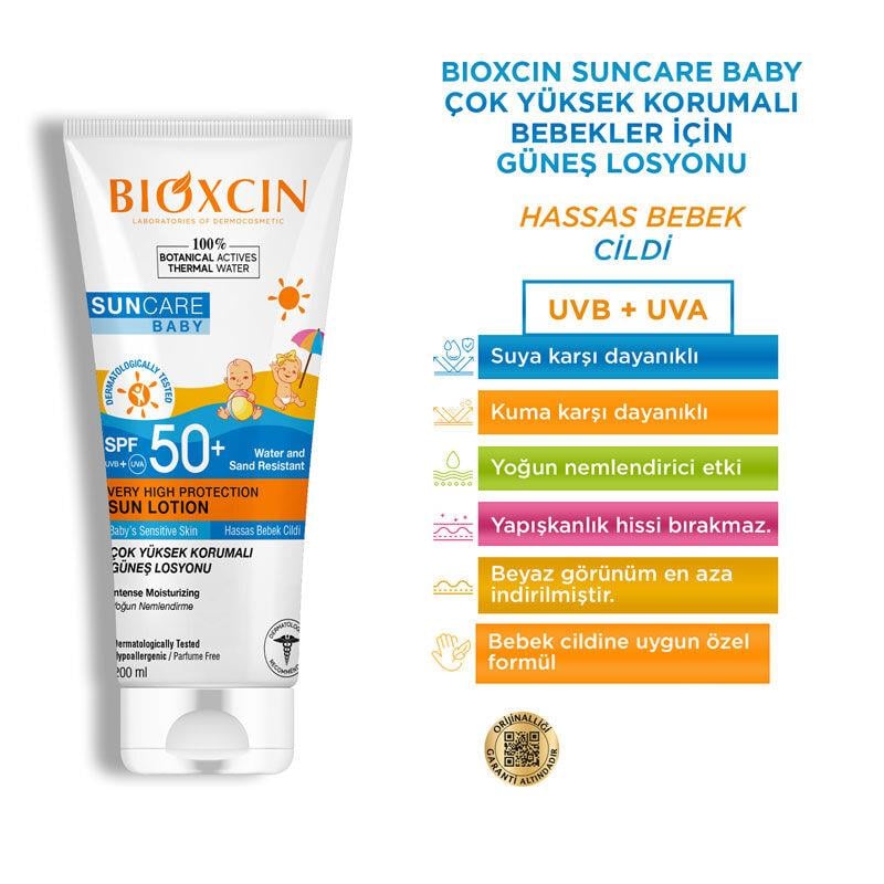 BIOXCIN SUNCARE MINERAL SPF50+ ÇOK YÜKSEK KORUMALI GÜNEŞ KREMİ 100ML