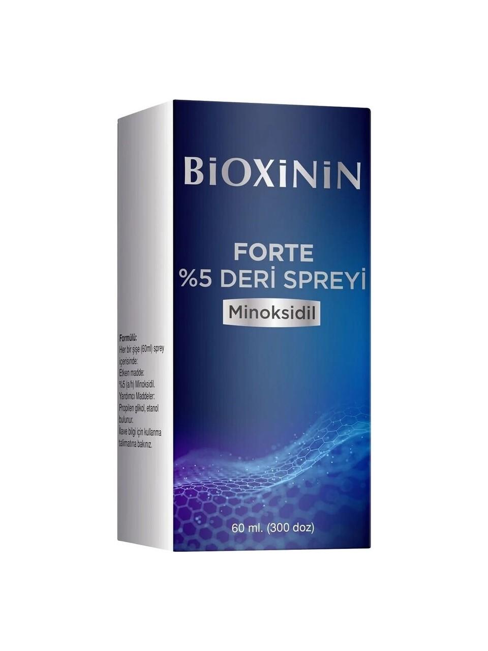 BIOXININ FORTE %5 DERİ SPREYİ 60ML