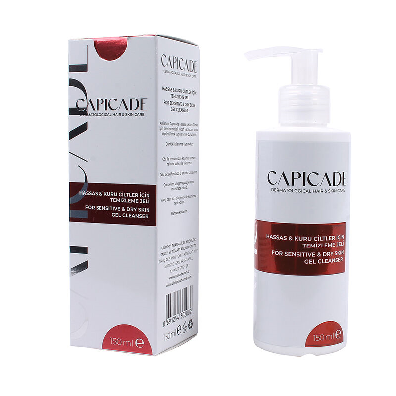 Capicade Hassas ve Kuru Ciltler İçin Temizleme Jeli 150 ml