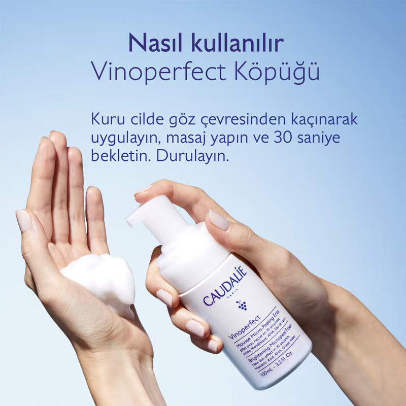Caudalie Vinoperfect Işıltı Verici Mikro Peeling Temizleme Köpüğü 50 ml