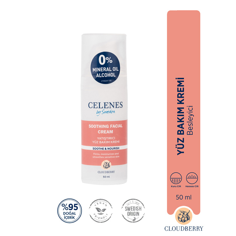 Celenes By Sweden Cloudberry Yüz Bakım Kremi 50 ml