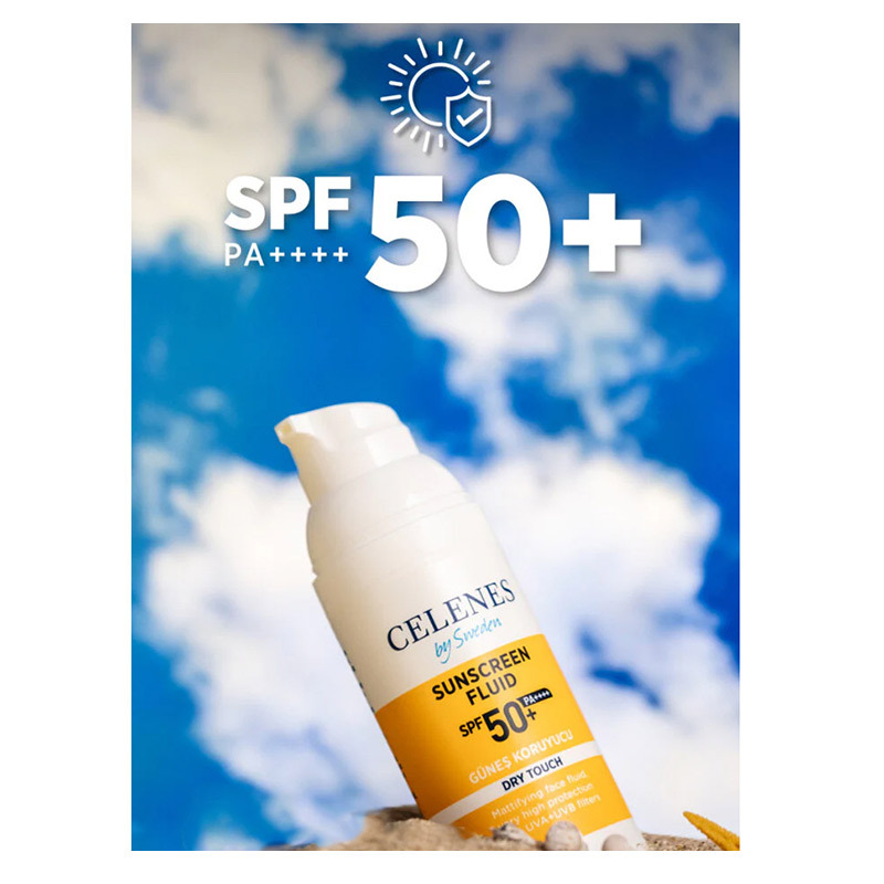 Celenes By Sweden Dry Touch Spf50+ Güneş Koruyucu 50 ml