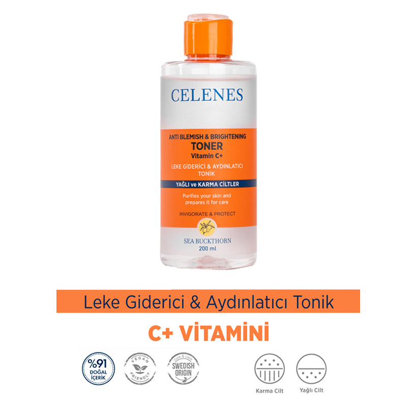 Celenes By Sweden Leke Karşıtı ve Aydınlatıcı Tonik 200 ml