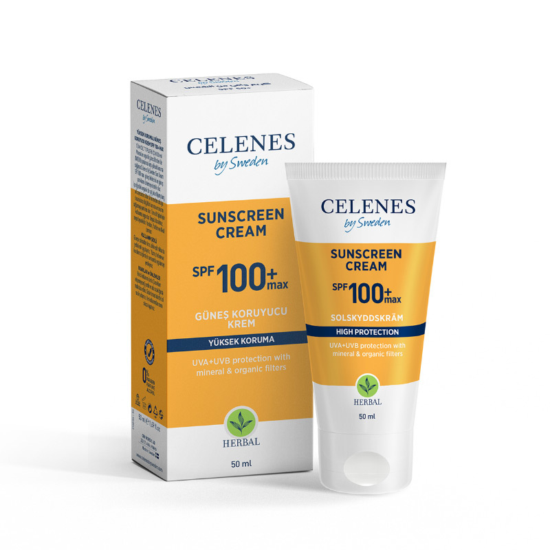 Celenes By Sweden Spf 100 Max Güneş Koruyucu Krem 50 ml