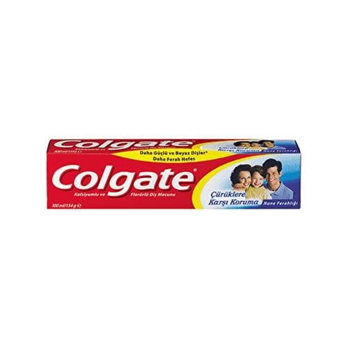 COLGATE ÇÜRÜKLERE KARŞI KALSİYUMLU FLORURLÜ DİŞ MACUNU 100ML