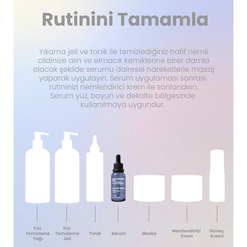 Cosmogenesis Labs Yoğun Nemlendirici Hyalüronik Asit Serum 30 ml