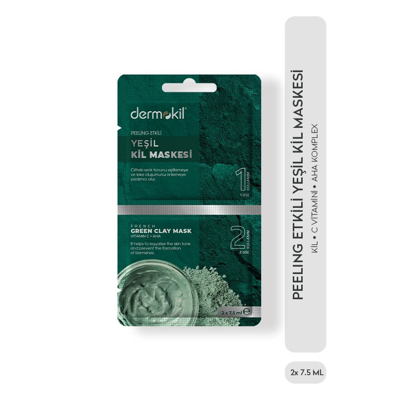 Dermokil Yeşil Kil Maskesi 2x7,5 ml