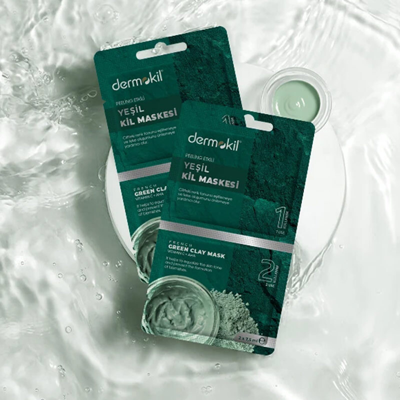 Dermokil Yeşil Kil Maskesi 2x7,5 ml