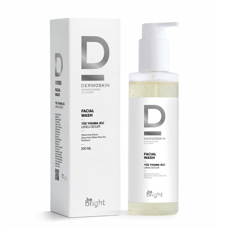 Dermoskin Be Bright Lekeli Ciltler için Yüz Yıkama Jeli 200 ml