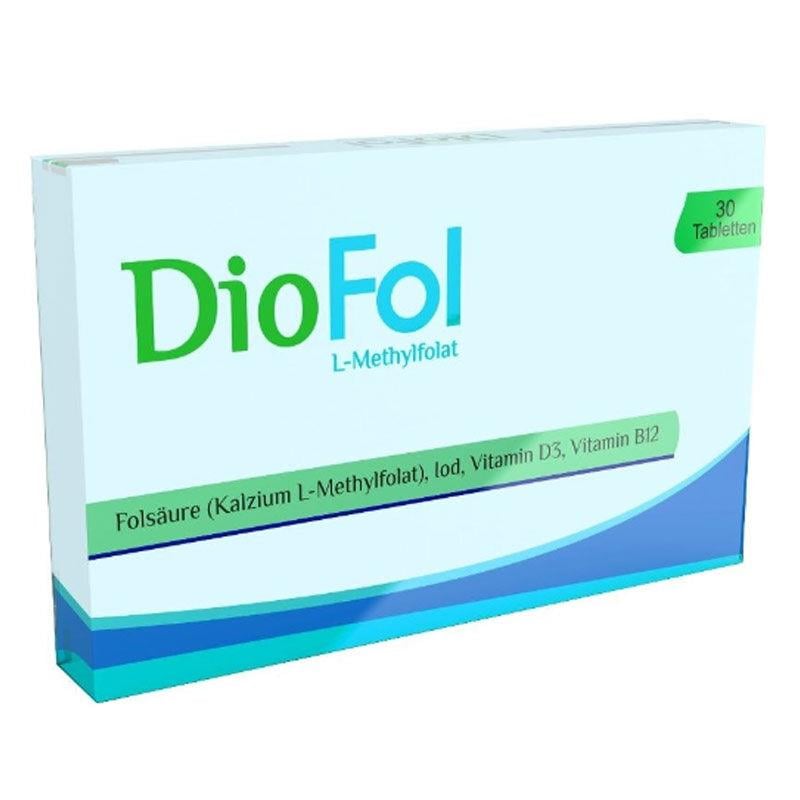 DIOFOL 30 TABLET FOLİK ASİT VİTAMİN D3 VİTAMİN B12