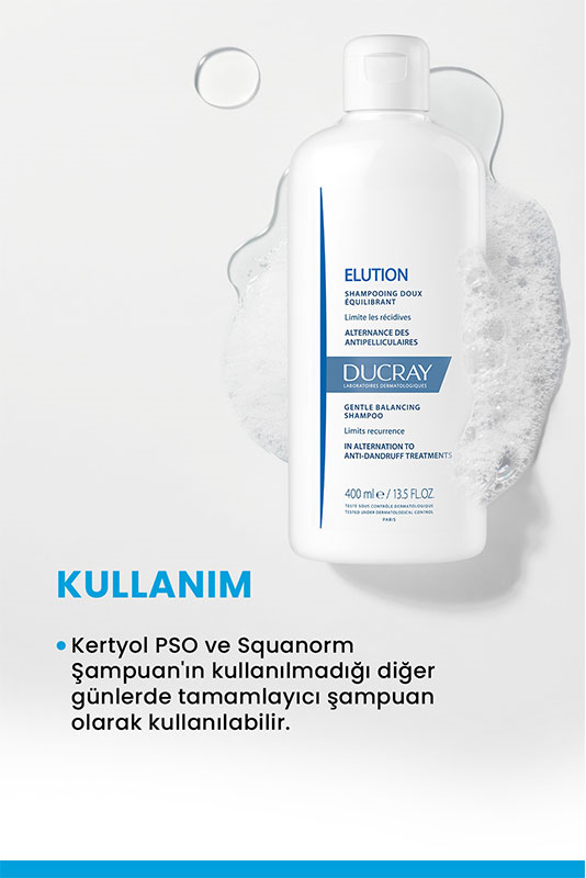 Ducray Elution Kepek Karşıtı Tamamlayıcı Şampuan 400 ml