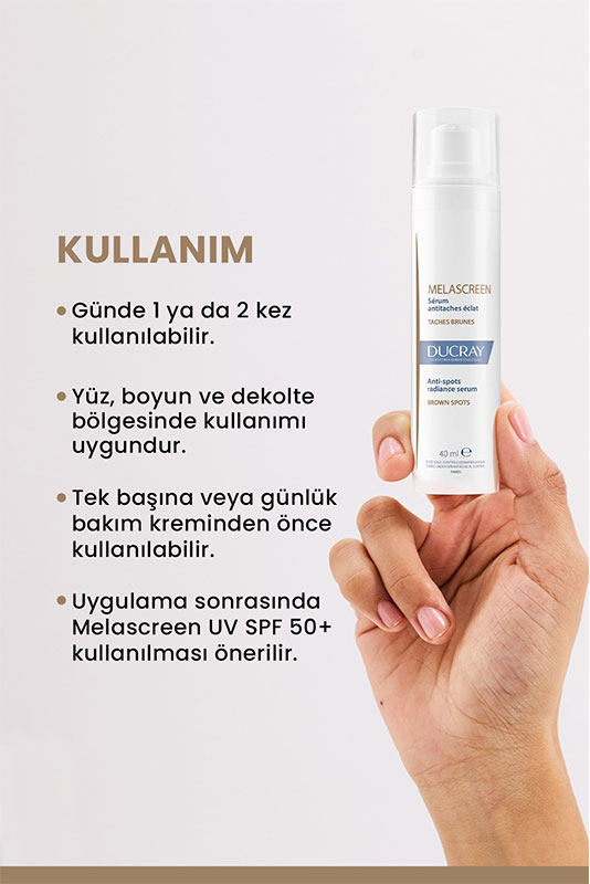 Ducray Melascreen Cilt Tonunu Eşitleyici ve Aydınlatıcı Etkili Serum 40 ml