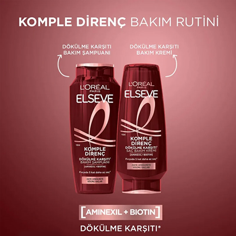 Elseve Komple Direnç Dökülme Karşıtı Bakım Kremi 250 ml
