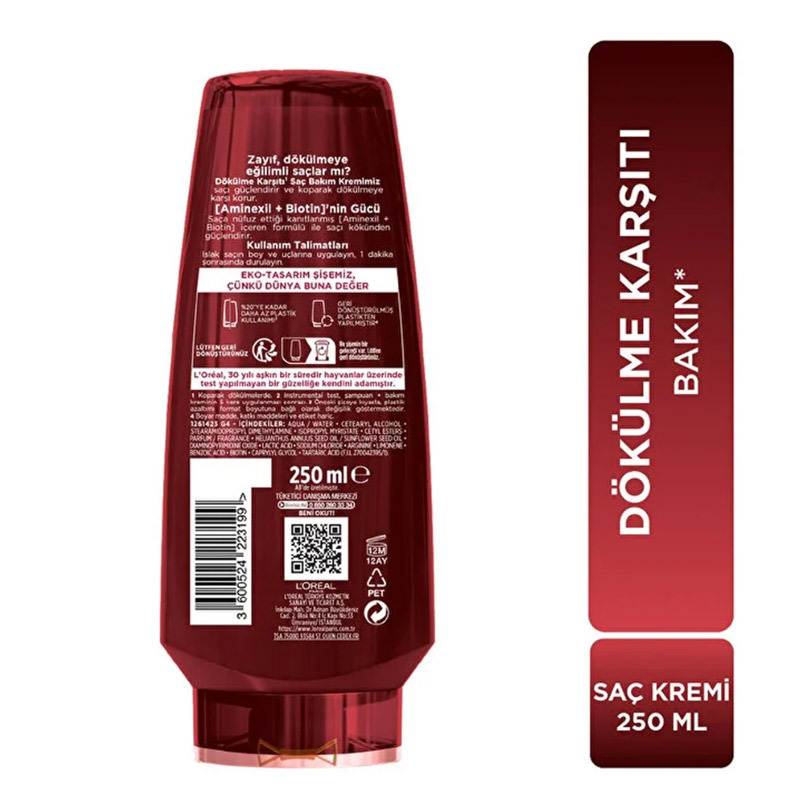 Elseve Komple Direnç Dökülme Karşıtı Bakım Kremi 250 ml