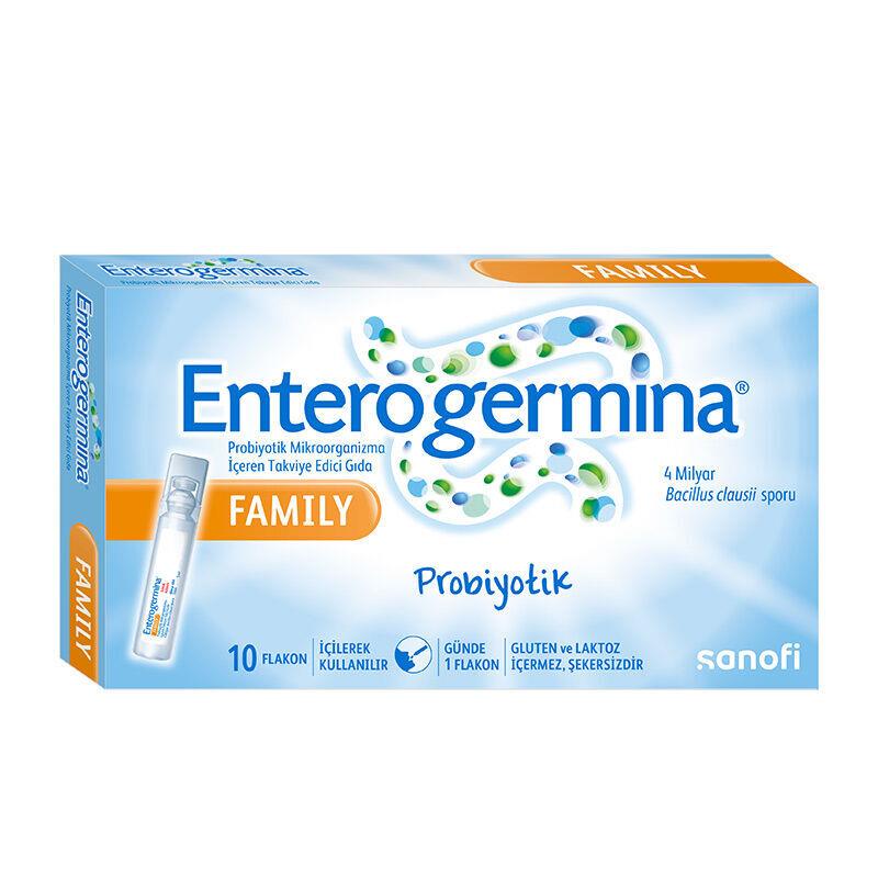 ENTEROGERMINA FAMILY 10 FLAKON YETİŞKİN PROBİYOTİK MİKROORGANİZMA