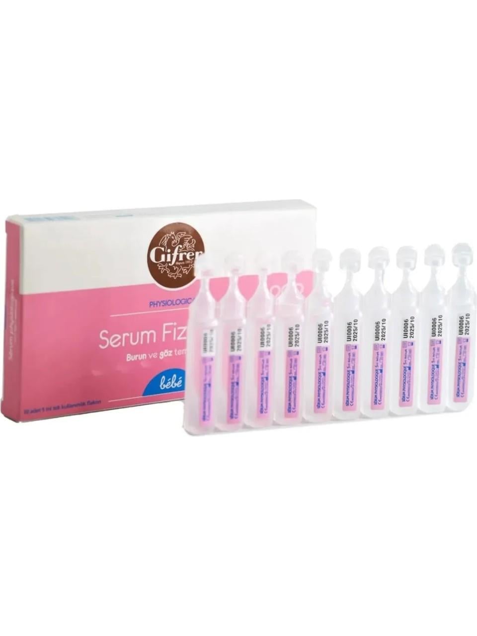 GIFRER PHYSIOLOGICA %0.9 BURUN DAMLASI 10X5ML TÜP