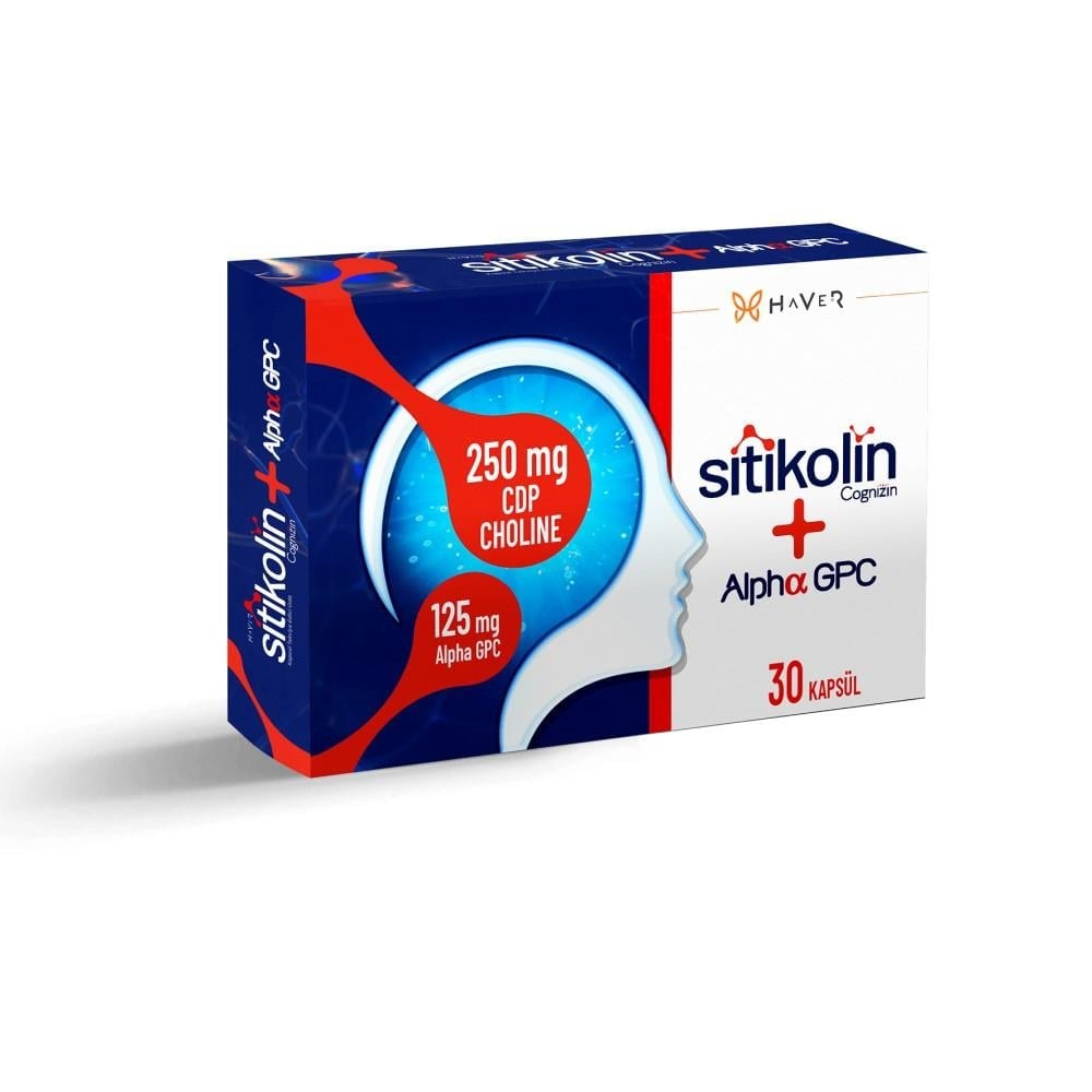 Haver Sitikolin + Alpha GPC 30 Kapsül