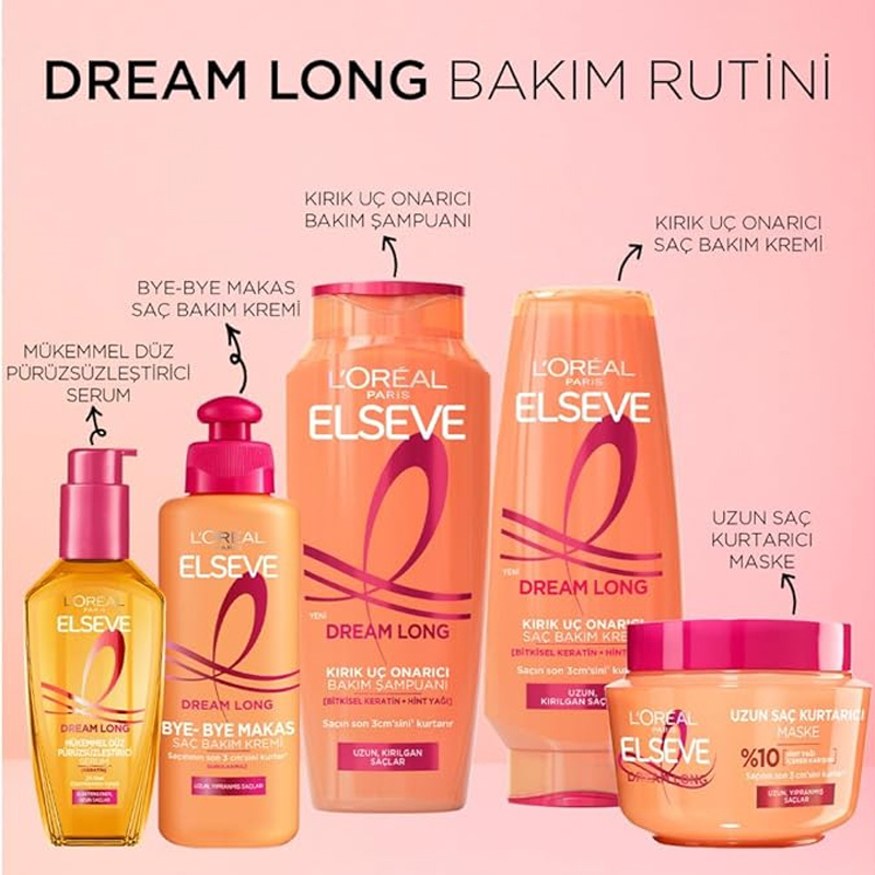 Loreal Paris Elseve Dream Long Bakım Şampuanı 300 ml