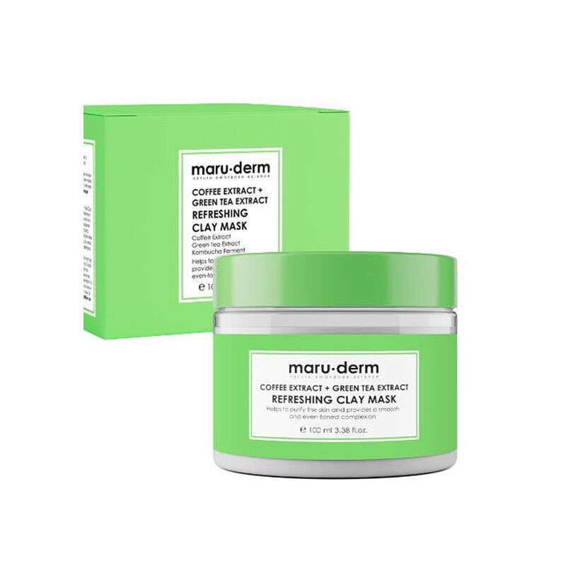 Maruderm Kahve ve Yeşil Çay Özü Tazeleyici Kil Maskesi 100 ml