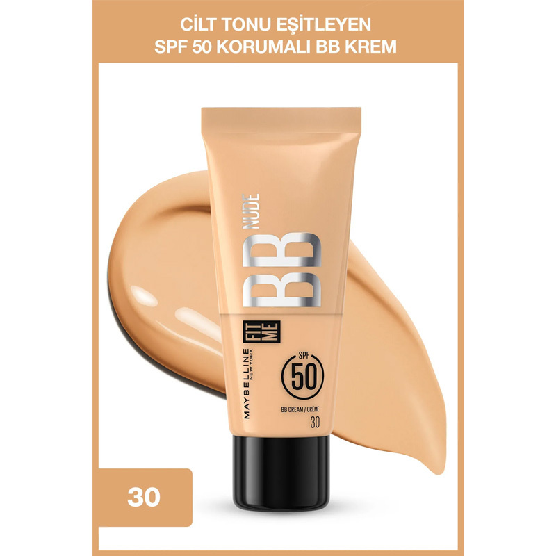 Maybelline Fit Me BB Nude 30 Spf 50 50 ml