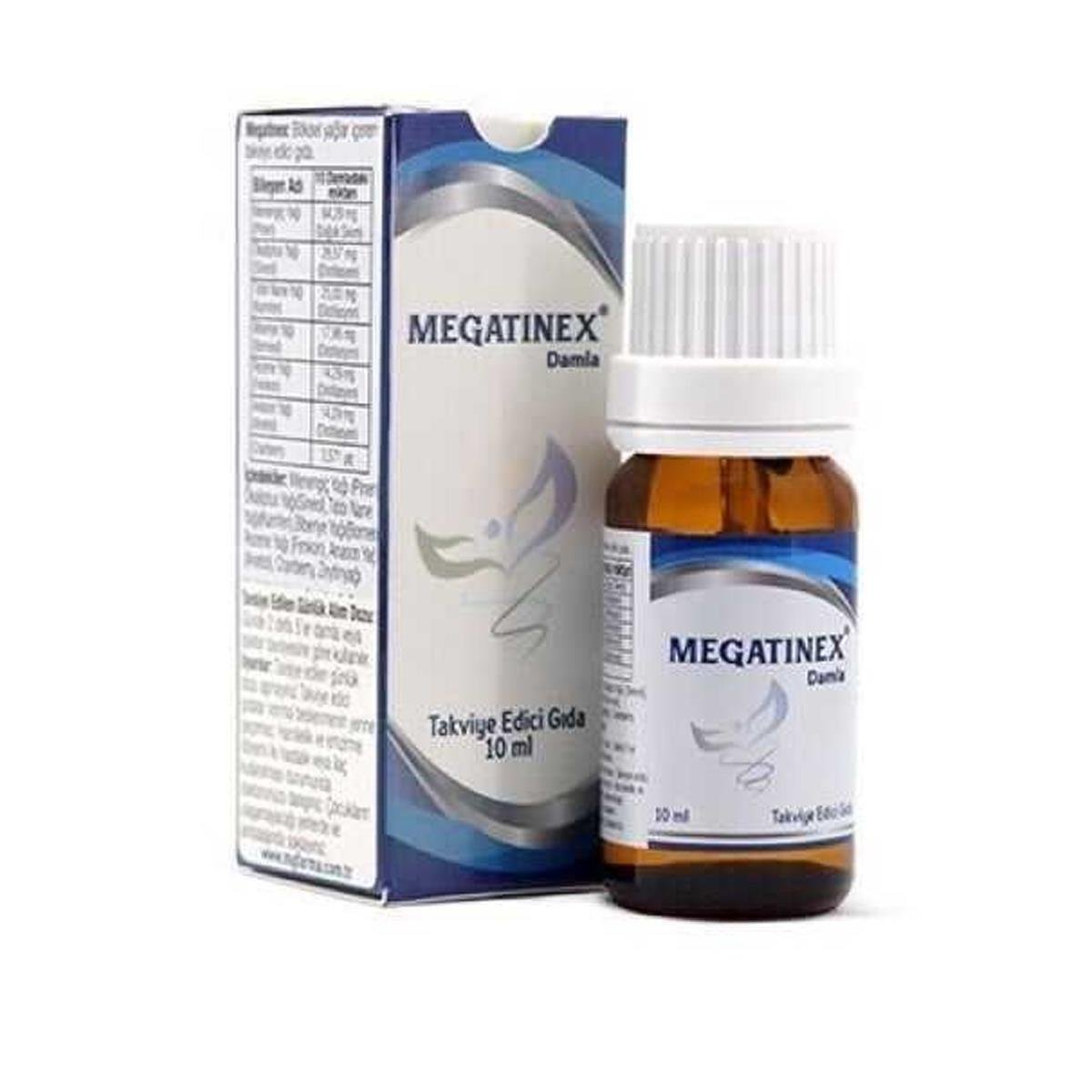 MEGATINEX 10ML ORAL DAMLA MENENGİÇ YAĞI BİBERİYE YAĞI