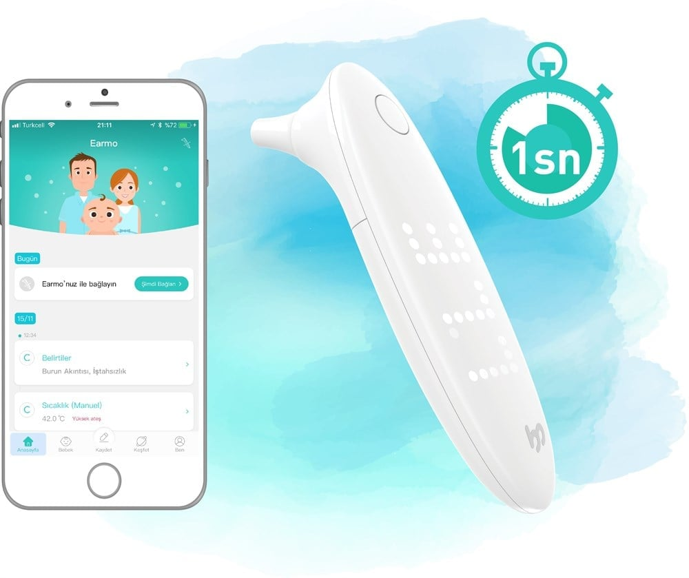 Mothersmart Earmo Akıllı Kulak Termometresi