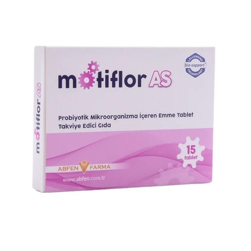 Motiflor AS Probiyotik 15 Emme Tablet