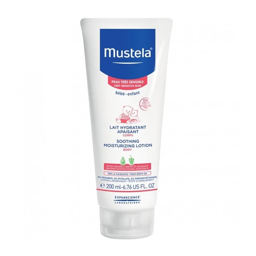 MUSTELA SOOTHING MOISTURIZING LOTION 200ML ÇOK HASSAS CİLTLER İÇİN TEMİZLEME LOSYONU