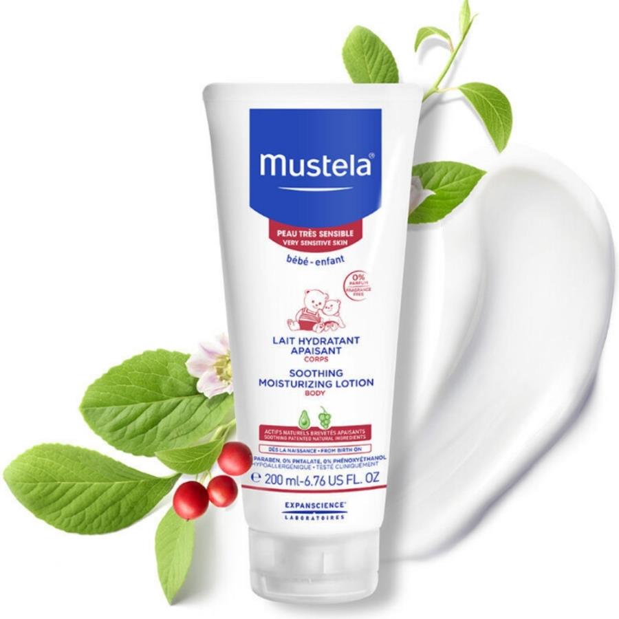MUSTELA SOOTHING MOISTURIZING LOTION 200ML ÇOK HASSAS CİLTLER İÇİN TEMİZLEME LOSYONU