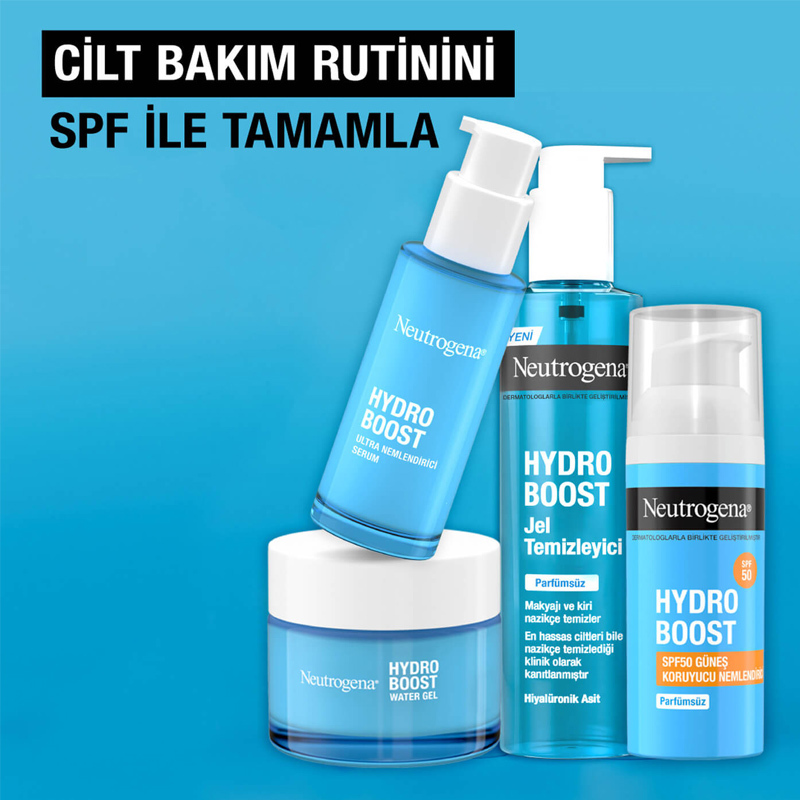 Neutrogena Hydroboost SPF50 Güneş Koruyucu Nemlendirici Krem 50 ml