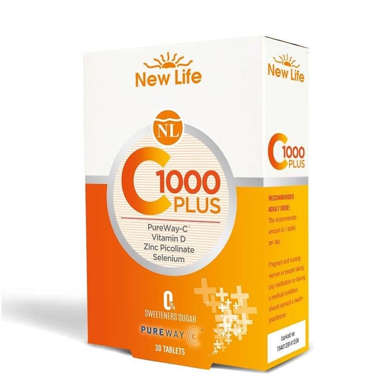 NEW LIFE C 1000 PLUS 30 TABLET C VİTAMİNİ D VİTAMİNİ ÇİNKO SELENYUM