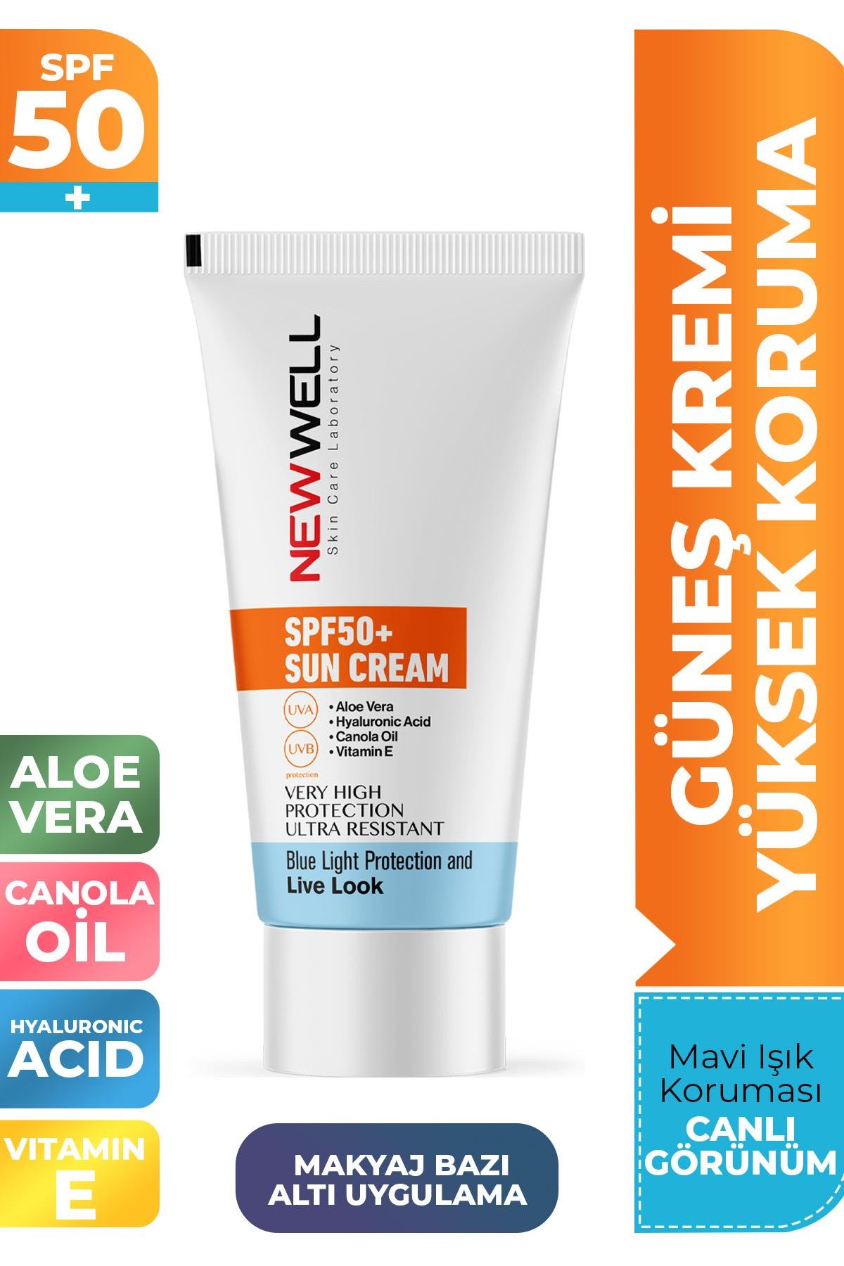 NEWWELL SUN CREAM SPF50+ 50ML