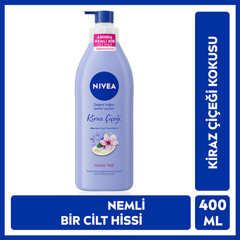 Nivea Kiraz Çiçeği Vücut Losyonu 400 ml