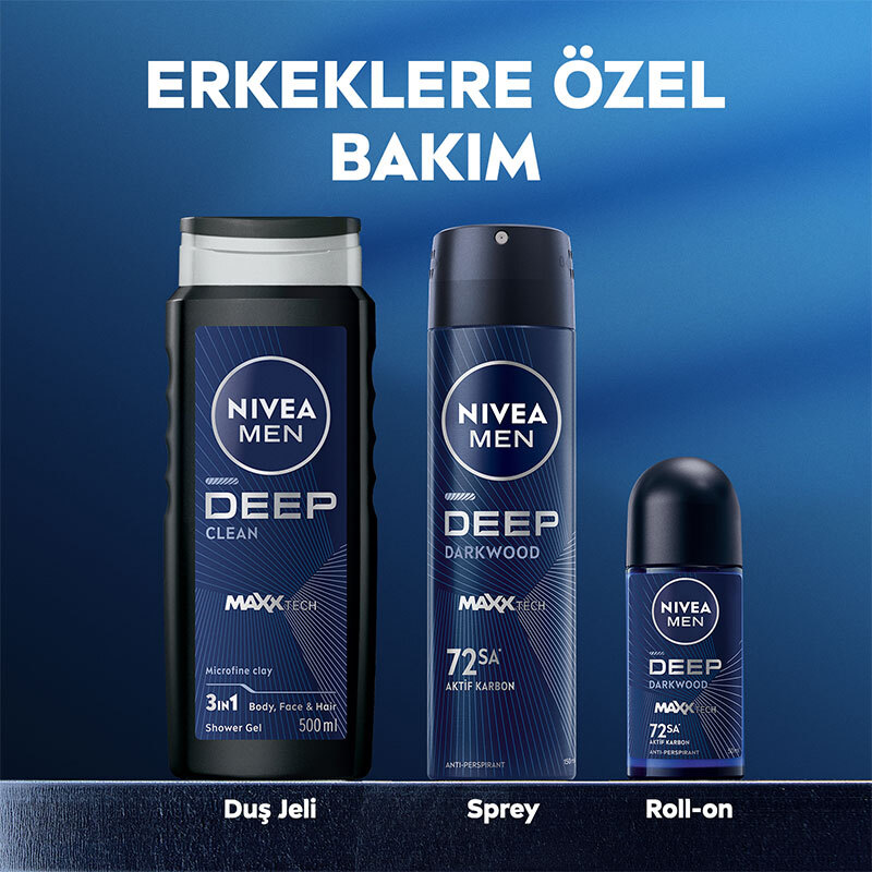 Nivea MEN Deep Dimension Duş Jeli 500 ml