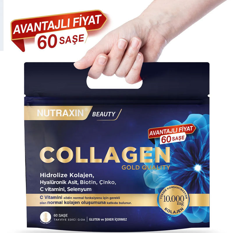 Nutraxin Collagen Gold Quality Hidrolize Kolajen 60 Saşe