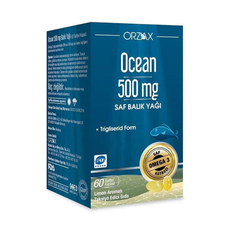 OCEAN 500MG 60 KAPSÜL BALIK YAĞI