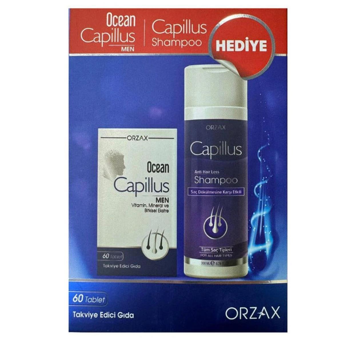 OCEAN CAPILLUS MEN 60 TABLET CAPILLUS ŞAMPUAN HEDİYE