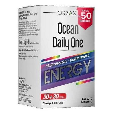 OCEAN DAILY ONE ENERGY 30+30 TABLET İKİNCİSİ %50 İNDİRİMLİ