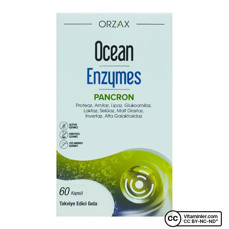 OCEAN ENZYMES PANCRON 60 KAPSÜL