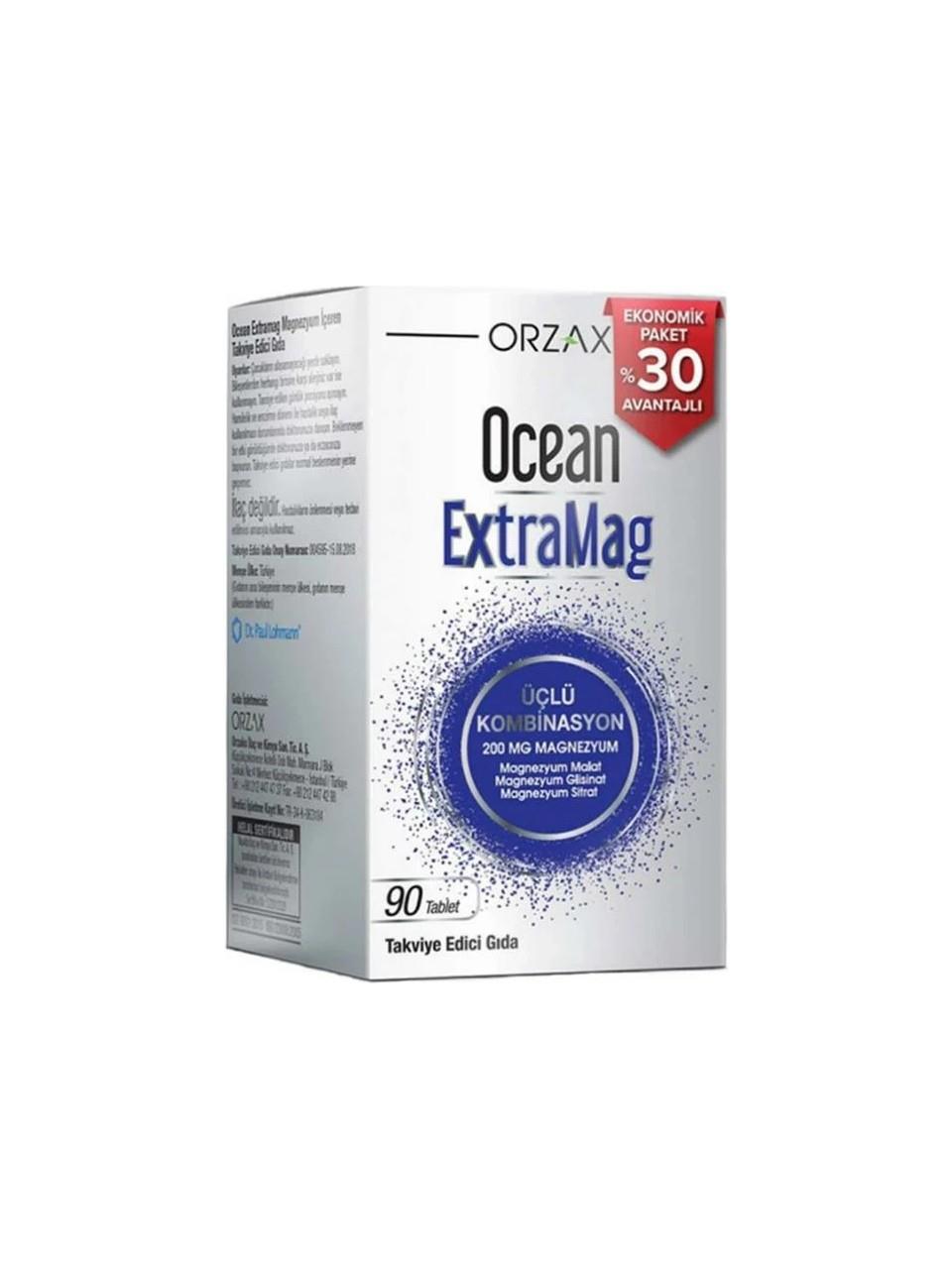OCEAN EXTRAMAG 90 TABLET TRIPLE 200MG MAGNESIUM