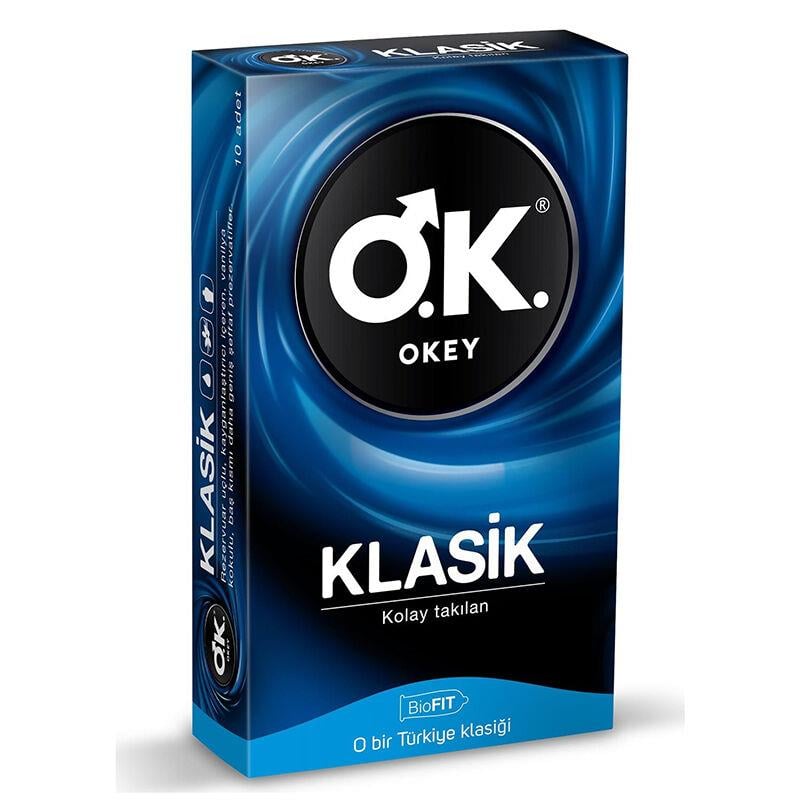 OKEY PREZERVATİF KLASİK 10 LU