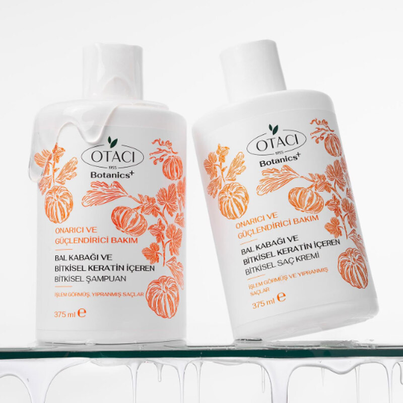 Otacı Botanics + Güçlendirici Bakım Bitkisel Şampuan 375 ml