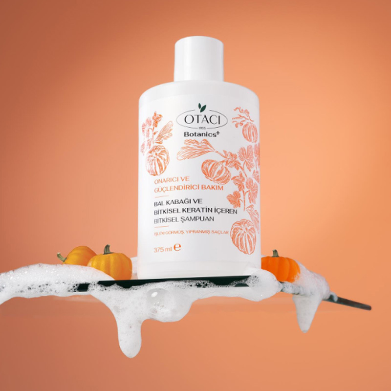 Otacı Botanics + Güçlendirici Bakım Bitkisel Şampuan 375 ml