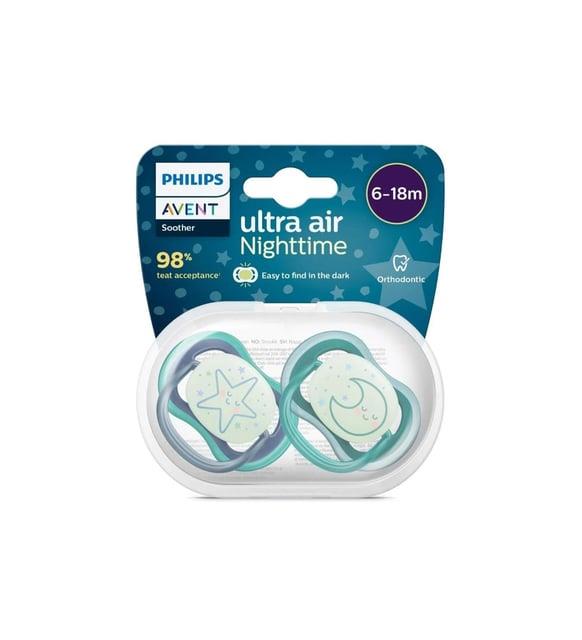 PHILIPS AVENT ULTRA AIR NIGHTTIME GECE EMZİK 6-18 AY ERKEK 2 ADETX6